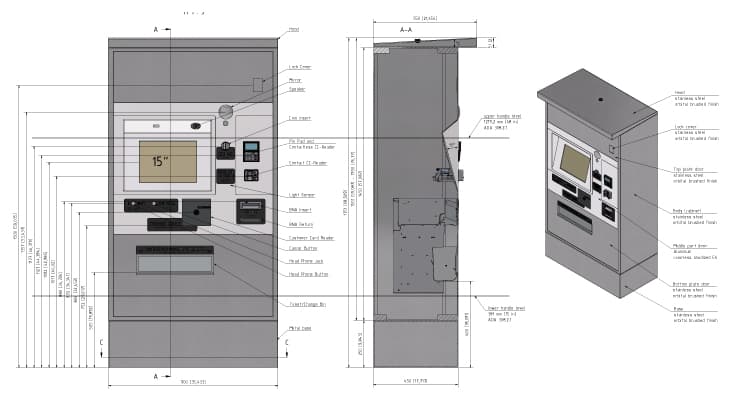 Updating our ticket machines, we designed new interfaces